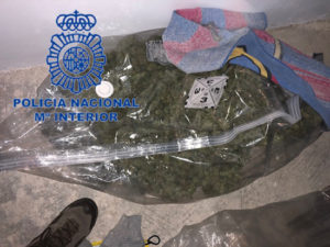La Policia Nacional detiene a un joven y su madre por tráfico de drogas y tenencia ilícita de armas