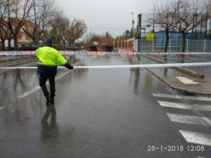 Rafelbunyol túnel cortado por lluvias