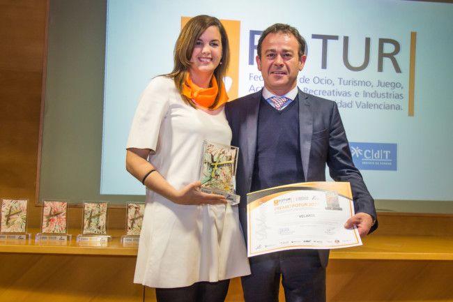 Premios FOTUR 2017. Sandra Gómez y Enrique Velarte.
