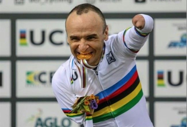Ricardo Ten medalla ciclismo paralímpico
