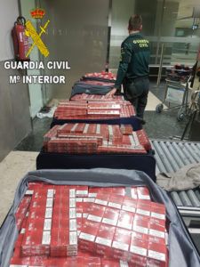 tabaco contrabando aeropuerto manises