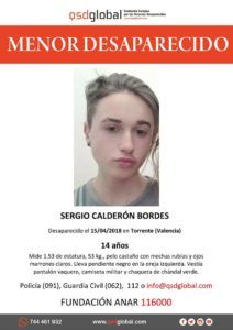 Buscan a un menor desaparecido en Torrent