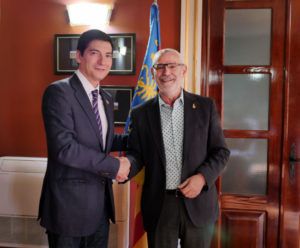 Firma convenio Alboraya Pactem Nord Miguel Chavarria Rafa García