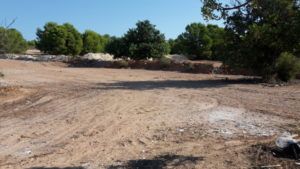 entrada de les Moles després de la neteja