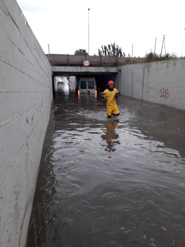 Bomberos lluvias Alfafar rescate