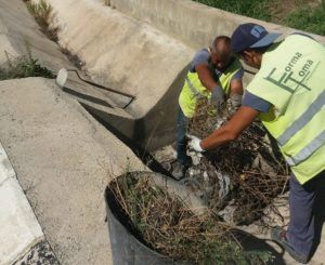 Limpieza red alcantarillado paterna