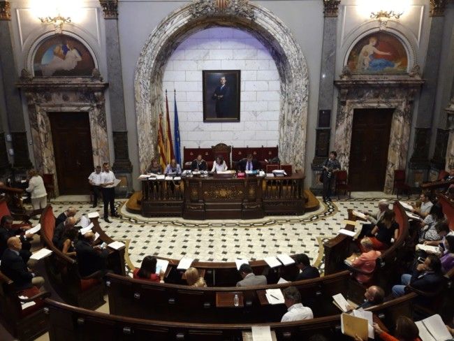 Pleno ayuntamiento Valencia
