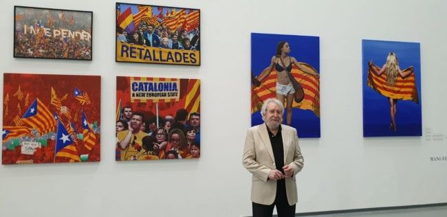 La Base inaugura la exposición de Antoni Miró envuelta en polémica