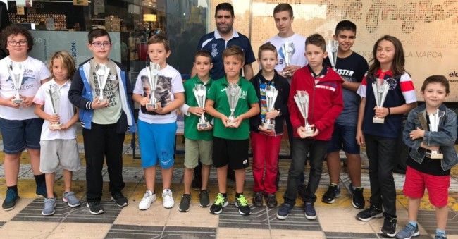 Los premiados de la jornada. Los premiados de la jornada.