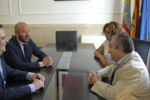 alcalde emperador visita Diputacion