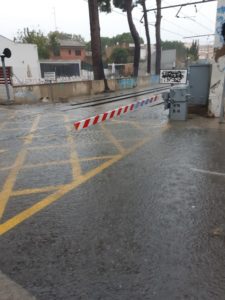 godella paso a nivel lluvia