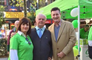 Begoña Vázquez con José Enrique Aguar