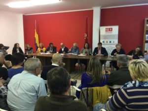Ejecutiva Provincial PSPV reunida en Torrent