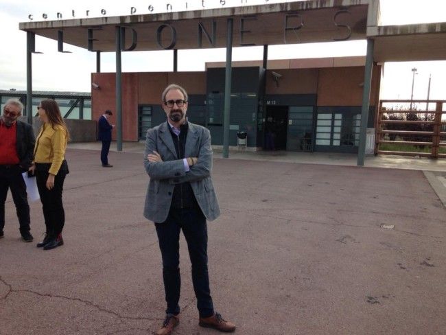Jordi Sebastià visita junto a una delegación del Parlamento Europeo a los «presos políticos catalanes»