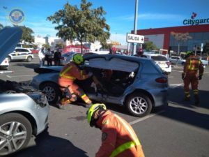 accidente centro comercial Alfafar