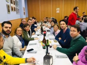 almuerzo navidad pp Alboraya Bonig, Garrigues, Bailach, Modesto Martínez