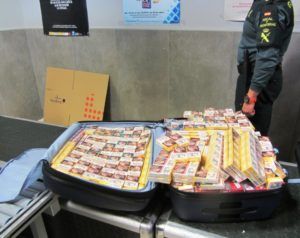 tabaco decomisado aeropuerto