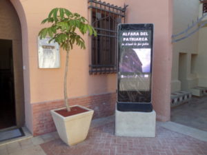 Tótems informativos Mancomunitat del Carraixet en Alfafa del Patriarca