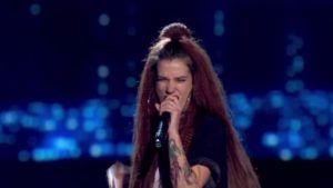 Sandra Groove en la Voz