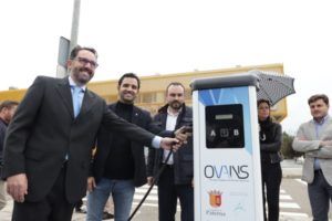 Inauguració punto recarga eléctrico Parc Tecnológico