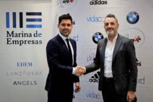 Javier Jiménez, Director General de Lanzadera, y David Aganzo, presidente de AFE