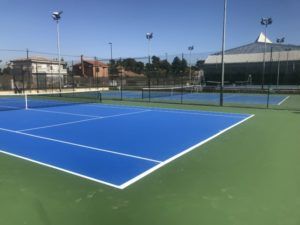 Finalizan las obras de mejora de la cuarta pista de tenis de Anabel Medina