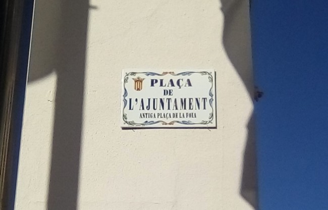 placa plaza Alfafar