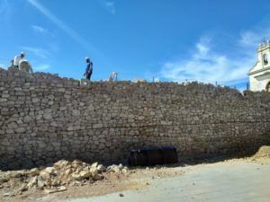 Burjassot Los Silos muro reconstruido