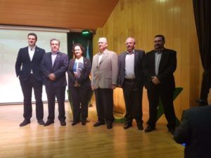 José María Llanos, 2º por la izquierda, con los Coordinadores