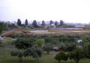 Pasarela y huertos ecológicos Quart de Poblet