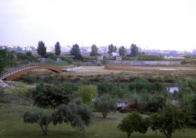 Pasarela y huertos ecológicos Quart de Poblet