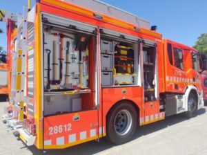 Los bomberos intervinieron en un incendio de unan vivienda