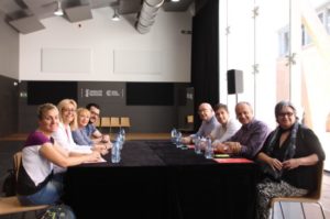 Sandra Gómez y Joan Ribó primera reunión