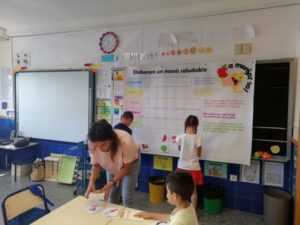 Taller en cole 'a menjar sa'