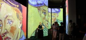 Una imagen de la exposición sobre Van Gogh en el Ateneo.