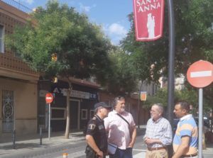 albal fiestas reunion alcalde policia local