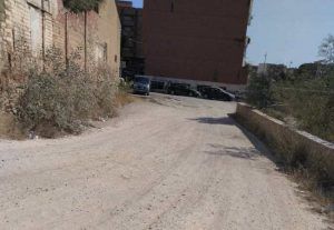 Torrent calle xenillet sin asfaltar