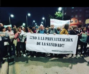 Barrio del Cristo manifestacion Sanidad
