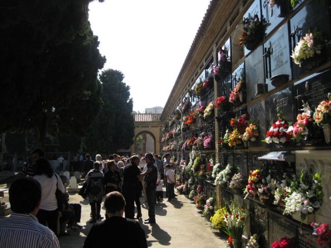 Cementerio de General, el Día de Todos los Santos. Foto de archivo