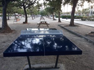 mesa ping pong parque Alaquas