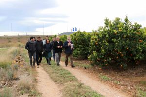 Visita Ribó y Ros terrenos protectora comarcal de animales