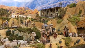 Belén municipal en el Salón de Cristal