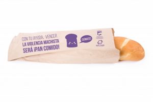 Paterna Campaña bolsas de pan contra la violencia de género