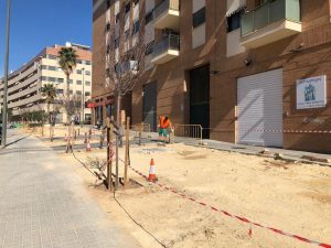 Paterna Obras Calle Les Roses