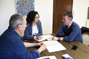 Reunio Jesus Monzo amb Isabel Martin