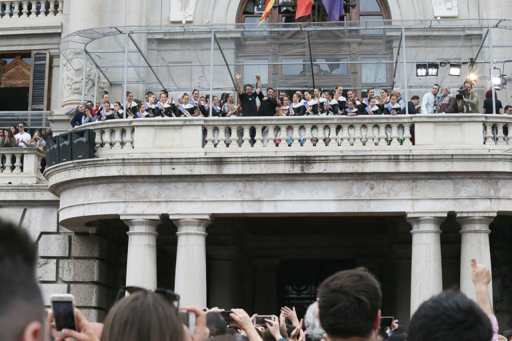 Mascletà balcón municipal