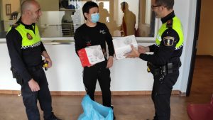 Policía Local Albal donacion comunidad china