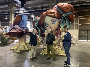 Ribó y Galiana visitan fallas en Feria Valencia