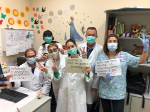 Médicos del centro de salud de Alboraya contra el coronavirus