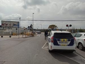 Controles policia accesos Paterna